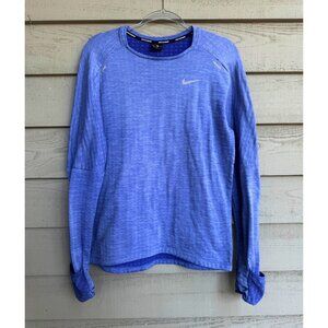 Nike Running Dri-FIT Long Sleeve Shirt Blue M